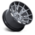 Fuel Off-Road Catalyst Chrome w/ Gloss Black Lip wheel - view 2