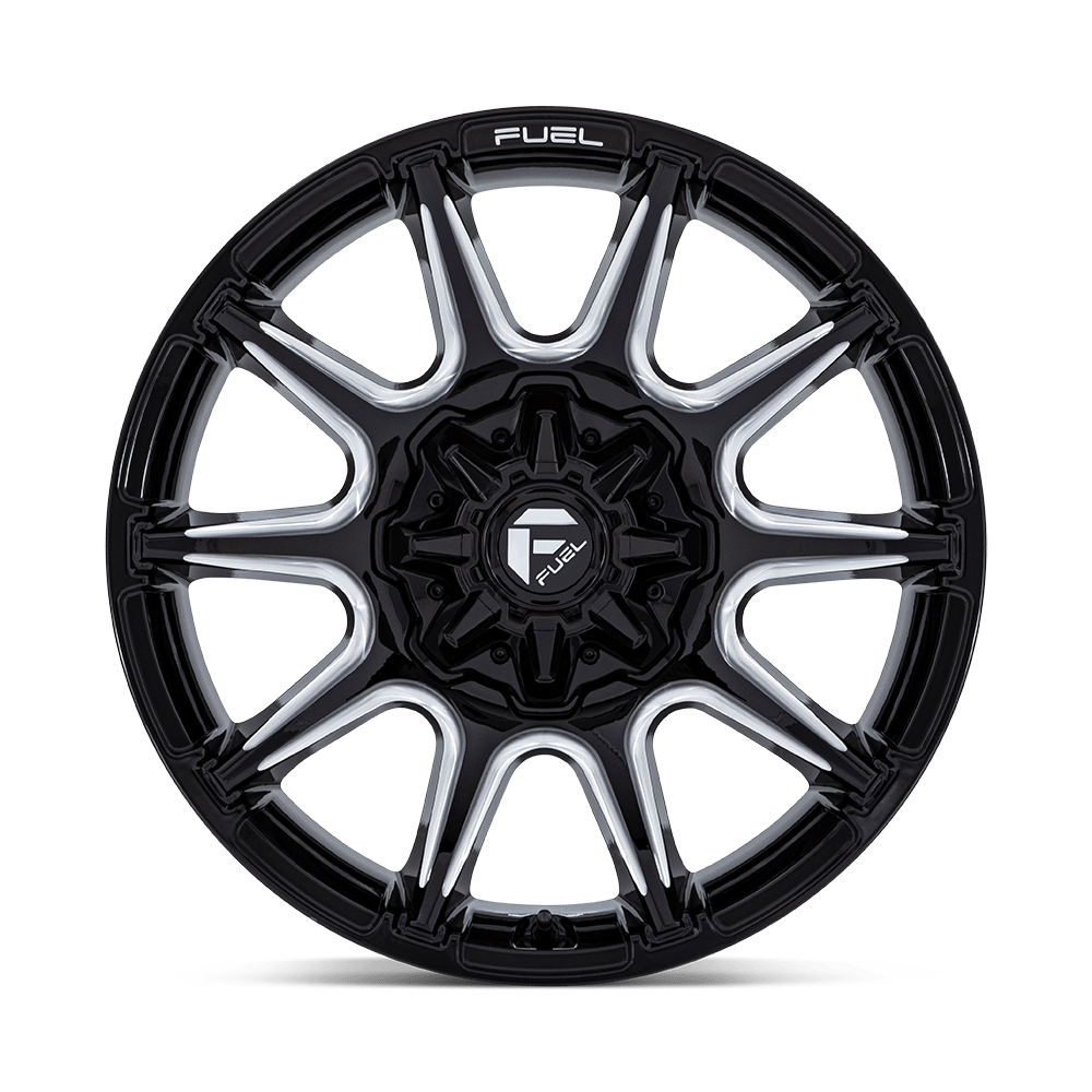 Fuel Off-Road Super C Gloss Black Milled wheel - view 3
