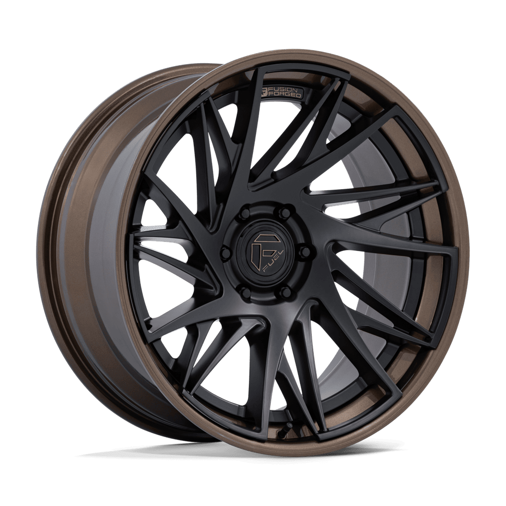 Fuel Off-Road Dynamo Matte Black w/ Gloss Bronze Lip wheel
