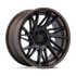 Fuel Off-Road Dynamo Matte Black w/ Gloss Bronze Lip wheel