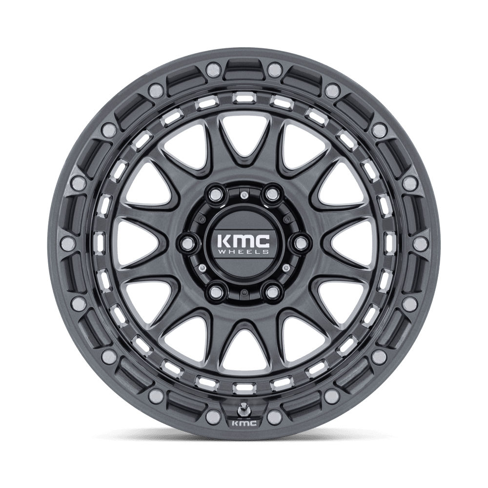 KMC KM556 Crux Gloss Gunmetal wheel - view 3
