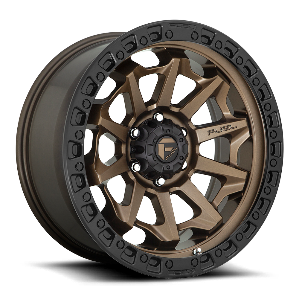 Fuel Off-Road Covert Matte Bronze w/ Black Bead Ring wheel