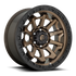 Fuel Off-Road Covert Matte Bronze w/ Black Bead Ring wheel