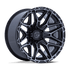 Fuel Off-Road Injector Gloss Black Machined Face w/ Double Dark Tint wheel