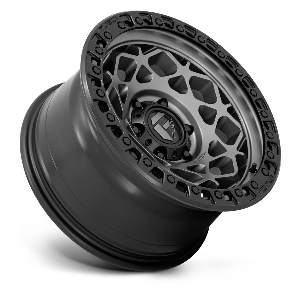 Fuel Off-Road Unit Gunmetal w/ Matte Black Ring wheel - view 2