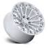 Fuel Off-Road Trax Gloss Silver w/ Machined Face wheel - view 2