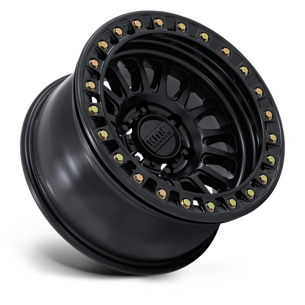 KMC KM239 Impact Beadlock Matte Black wheel - view 2