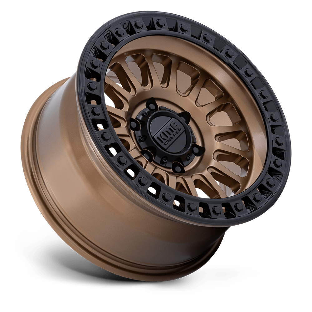 KMC KM552 IMS Matte Bronze w/ Gloss Black Lip wheel - view 2