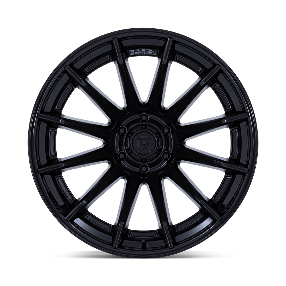 Fuel Off-Road Burn Matte Black w/ Gloss Black Lip wheel - view 3