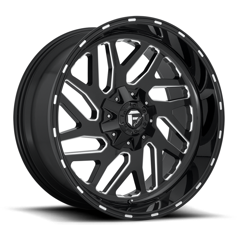 Fuel Off-Road Triton Gloss Black Milled wheel