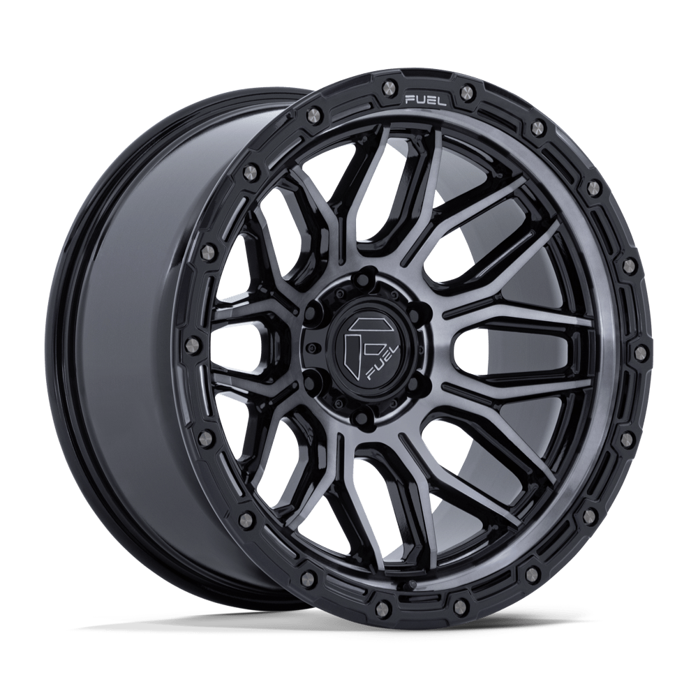 Fuel Off-Road Surge Gloss Black Machined w/ Gray Tinted Clear wheel
