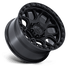 Fuel Off-Road Puma Matte Black w/ Gloss Black Lip wheel - view 2