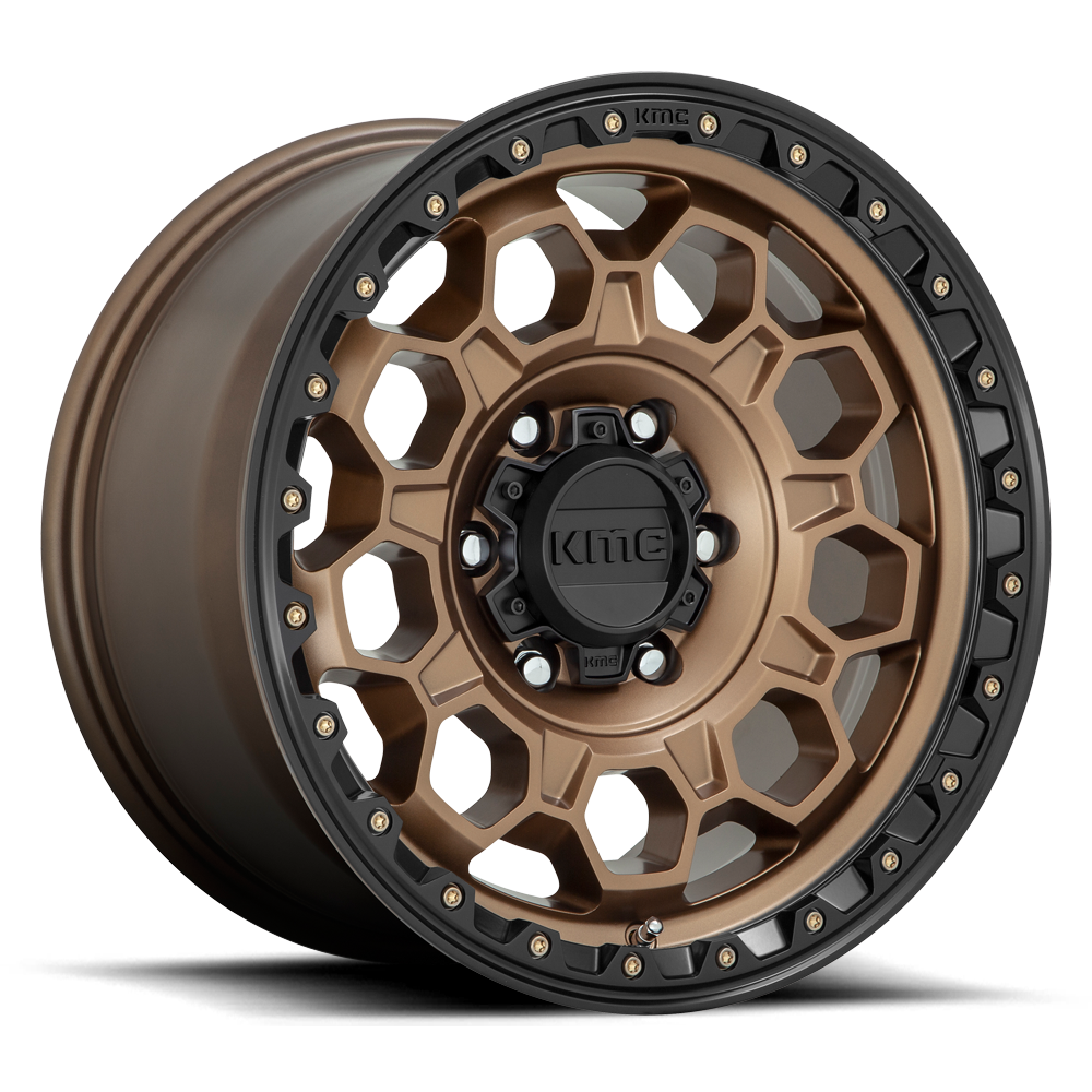 KMC KM545 Trek Matte Bronze w/ Black Lip wheel