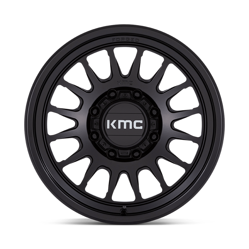 KMC KM447/KM452 Impact Forged Monoblock Satin Black wheel - view 3