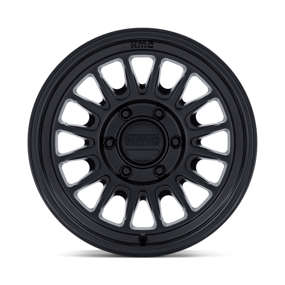 KMC KM733 Impact FFT Matte Black wheel - view 3