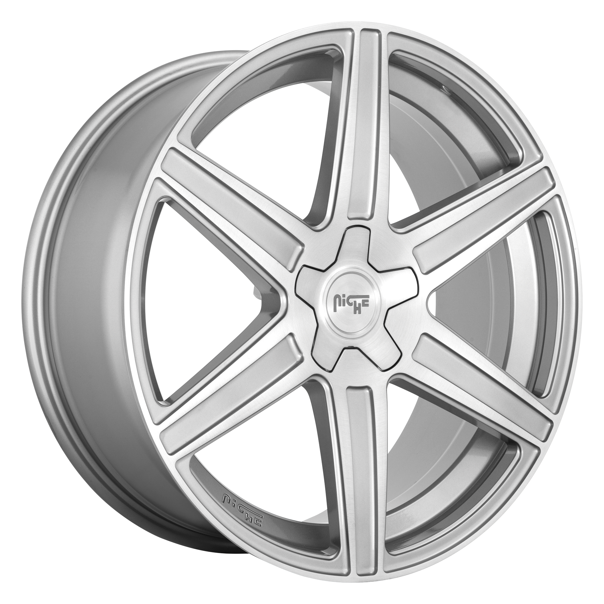 Niche Carina Anthracite Brushed wheel