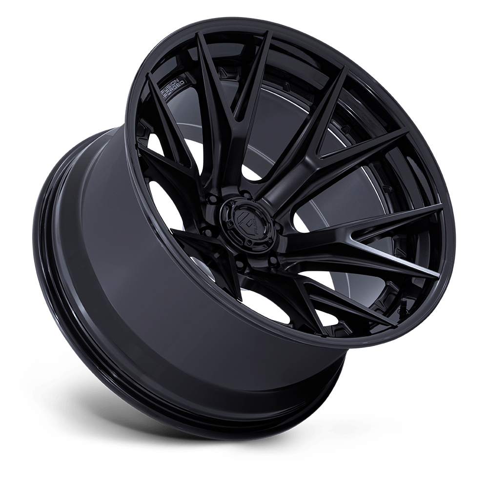 Fuel Off-Road Catalyst Matte Black w/ Gloss Black Lip wheel - view 2