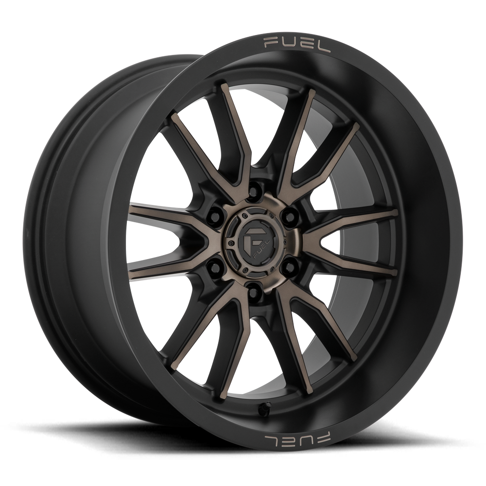 Fuel Off-Road Clash Matte Black w/ Double Dark Tint wheel