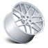 TSW Lasarthe Gloss Silver Machined wheel - view 2