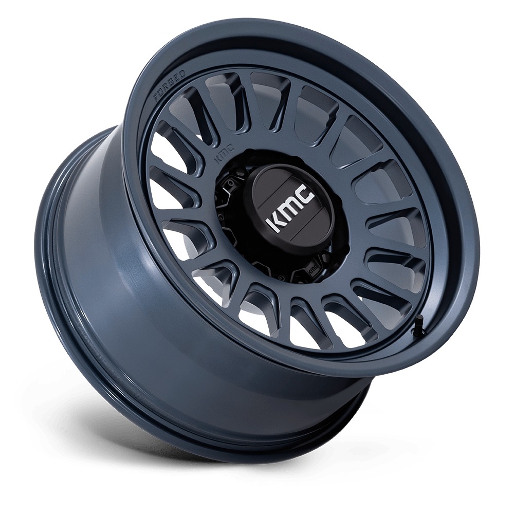 KMC KM447/KM452 Impact Forged Monoblock Metallic Blue wheel - view 2