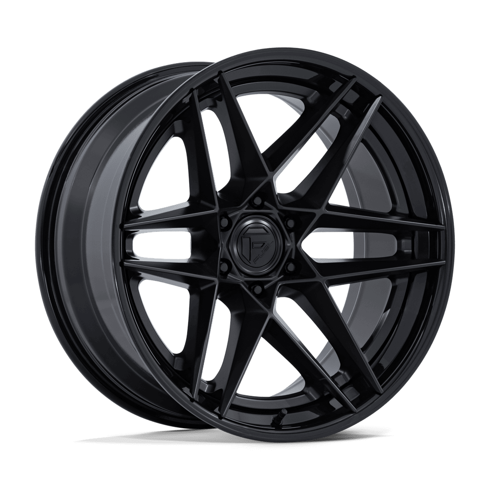 Fuel Off-Road Flight Matte Black w/ Gloss Black Lip wheel