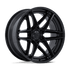 Fuel Off-Road Flight Matte Black w/ Gloss Black Lip wheel