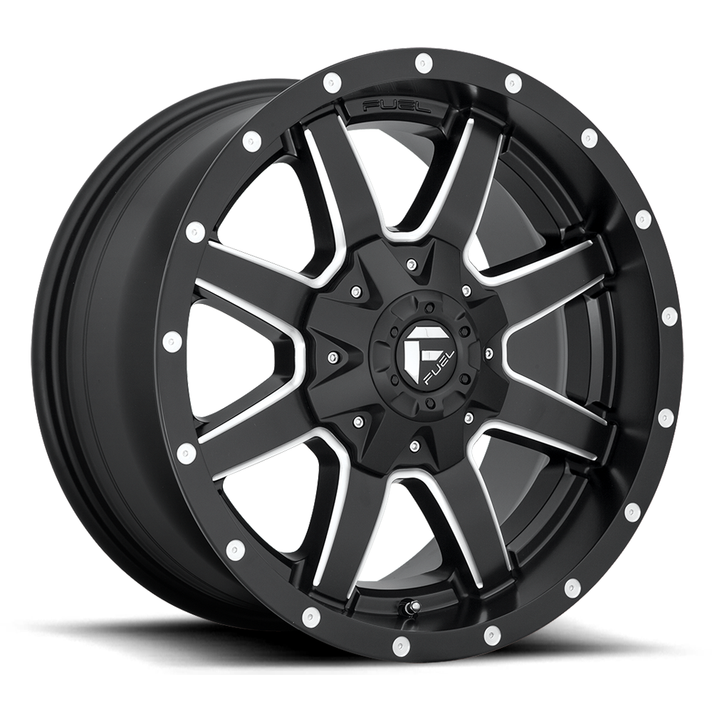 Fuel Off-Road Maverick Matte Black Milled wheel