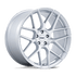 TSW Lasarthe Gloss Silver Machined wheel
