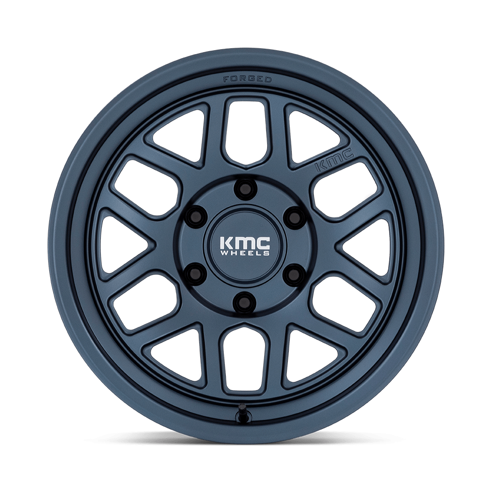 KMC KM446/KM451 Mesa Forged Monoblock Metallic Blue wheel - view 3