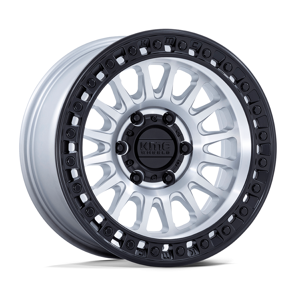 KMC KM552 IMS Machined w/ Matte Black Lip wheel
