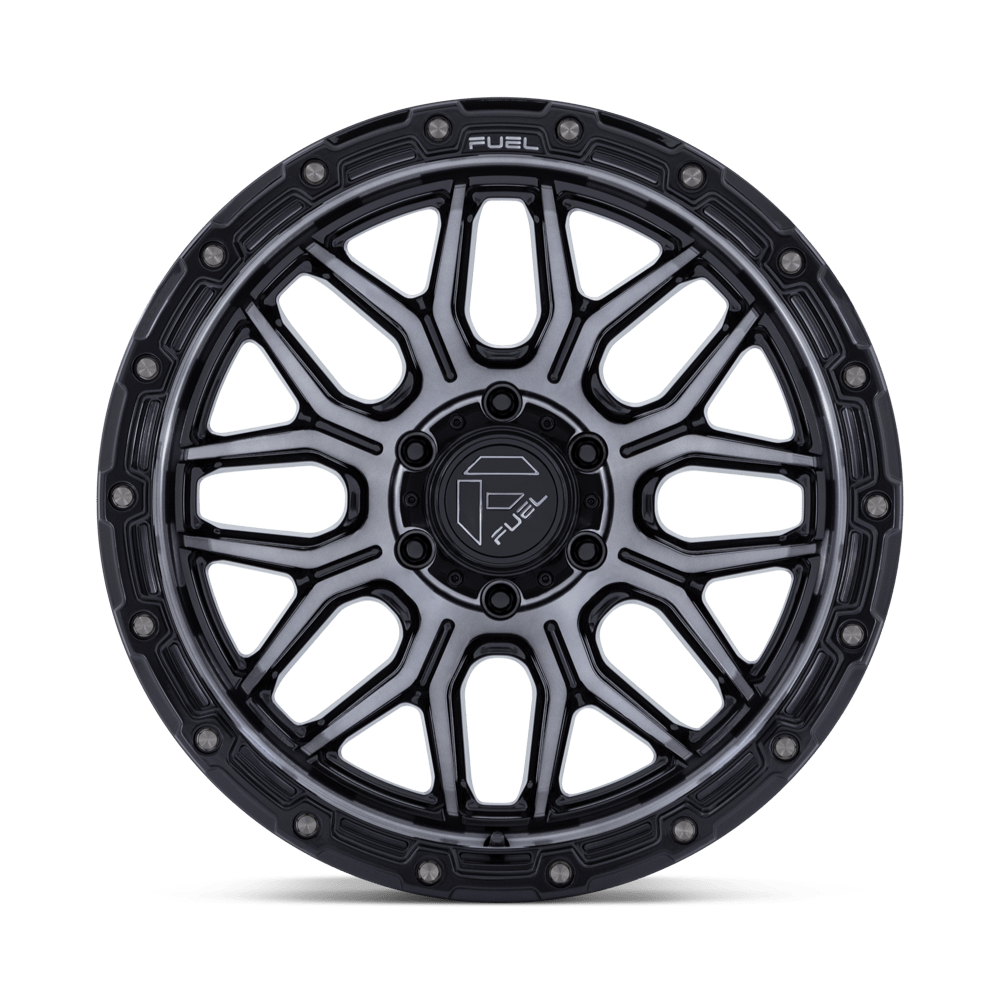 Fuel Off-Road Surge Gloss Black Machined w/ Gray Tinted Clear wheel - view 3