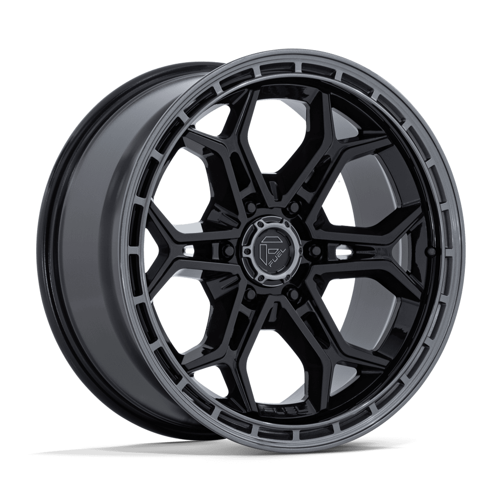 Fuel Off-Road Heathen Gloss Black w/ Gunmetal Lip wheel