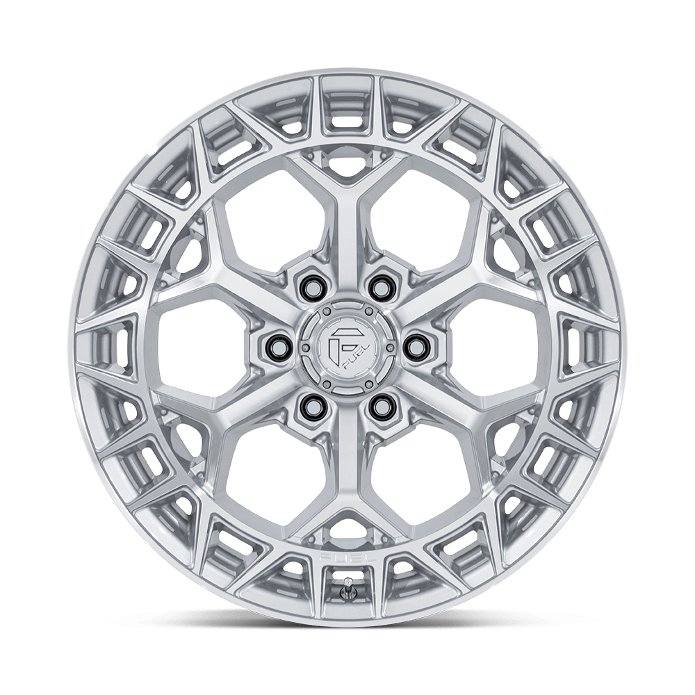 Fuel Off-Road Charger Gloss Silver w/ Machined Face wheel - view 3