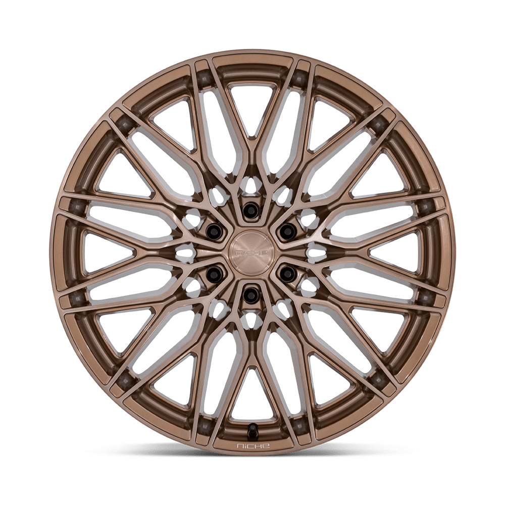 Niche Calabria 6 Platinum Bronze wheel - view 3