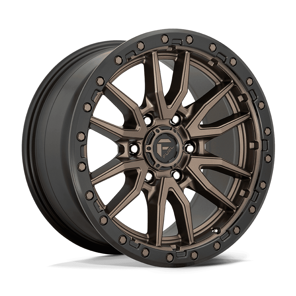 Fuel Off-Road Rebel Matte Bronze w/ Black Bead Ring wheel