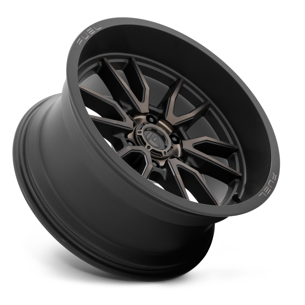 Fuel Off-Road Clash Matte Black w/ Double Dark Tint wheel - view 2