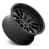 Fuel Off-Road Clash Matte Black w/ Double Dark Tint wheel - view 2