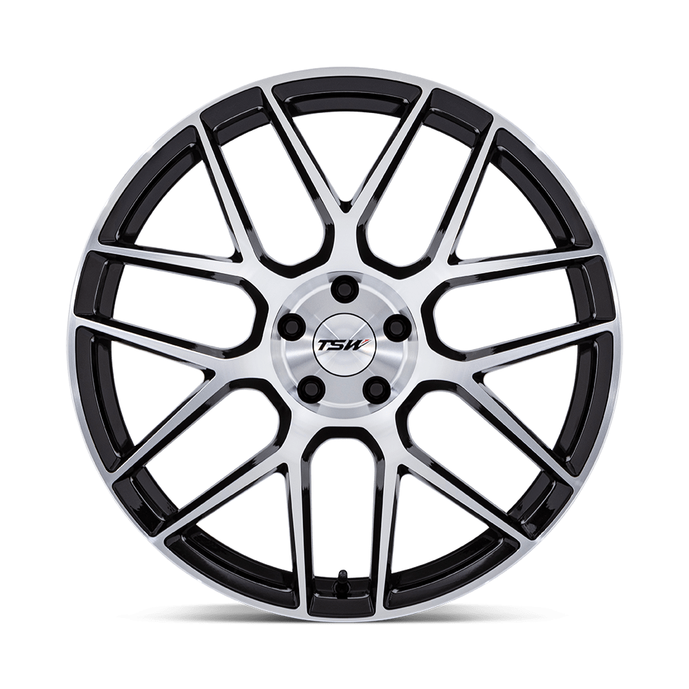 TSW Lasarthe Gloss Black Machined wheel - view 3