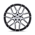 TSW Lasarthe Gloss Black Machined wheel - view 3
