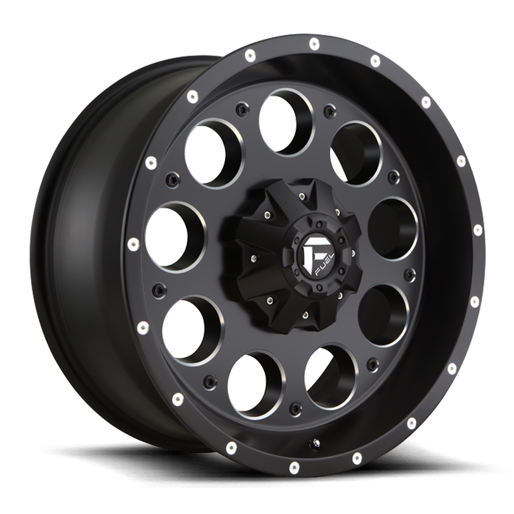 Fuel Off-Road Revolver Matte Black Milled wheel