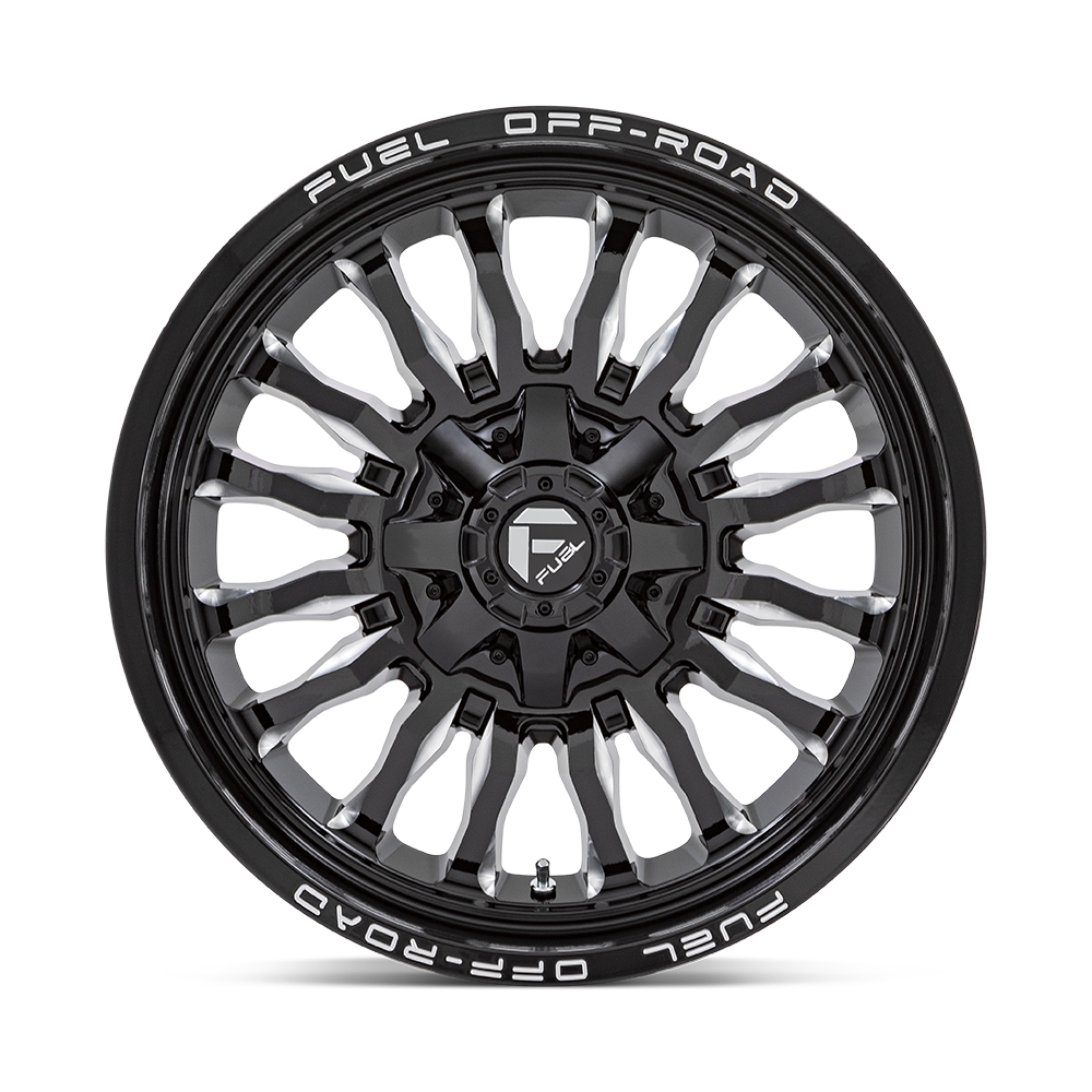 Fuel Off-Road Arc Gloss Black Milled wheel - view 3