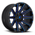 Fuel Off-Road Contra Gloss Black w/ Blue Tinted Clear wheel