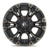 Fuel Off-Road Vapor Matte Black w/ Double Dark Tint wheel - view 3