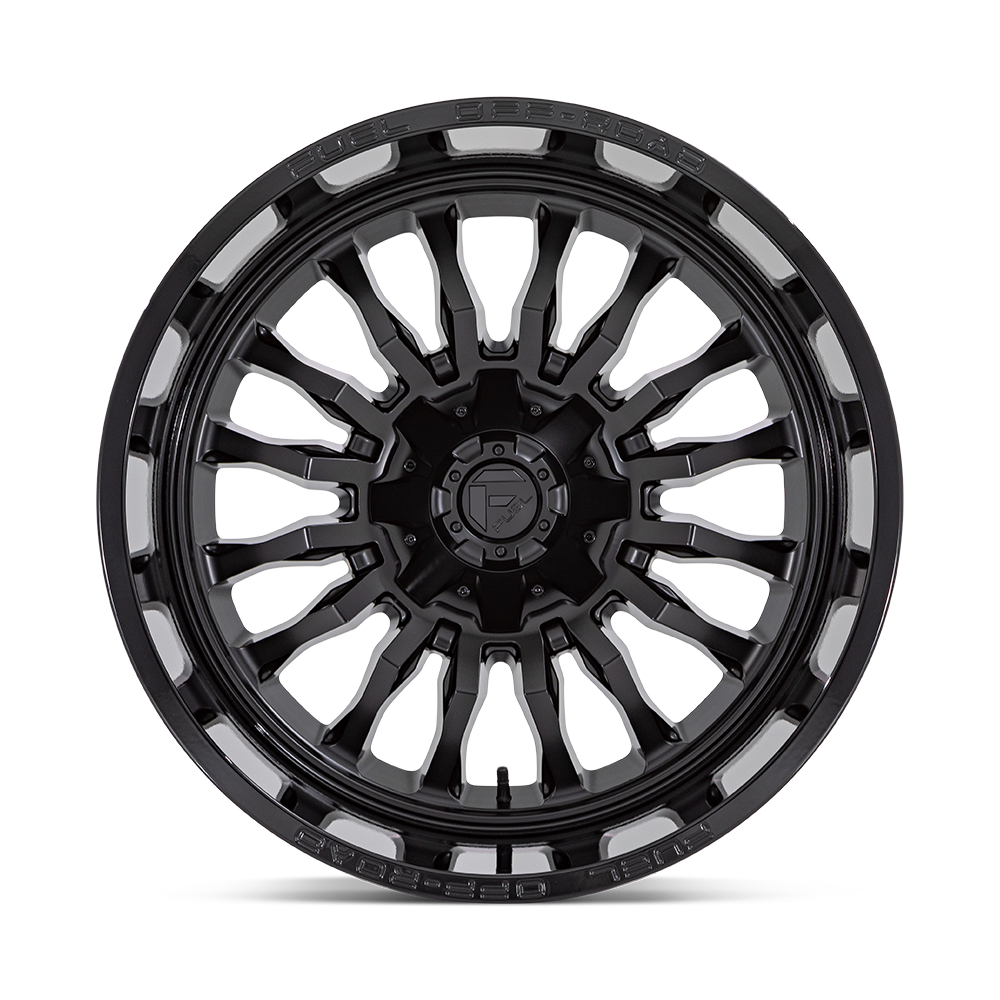 Fuel Off-Road Arc Matte Black w/ Gloss Black Lip wheel - view 3