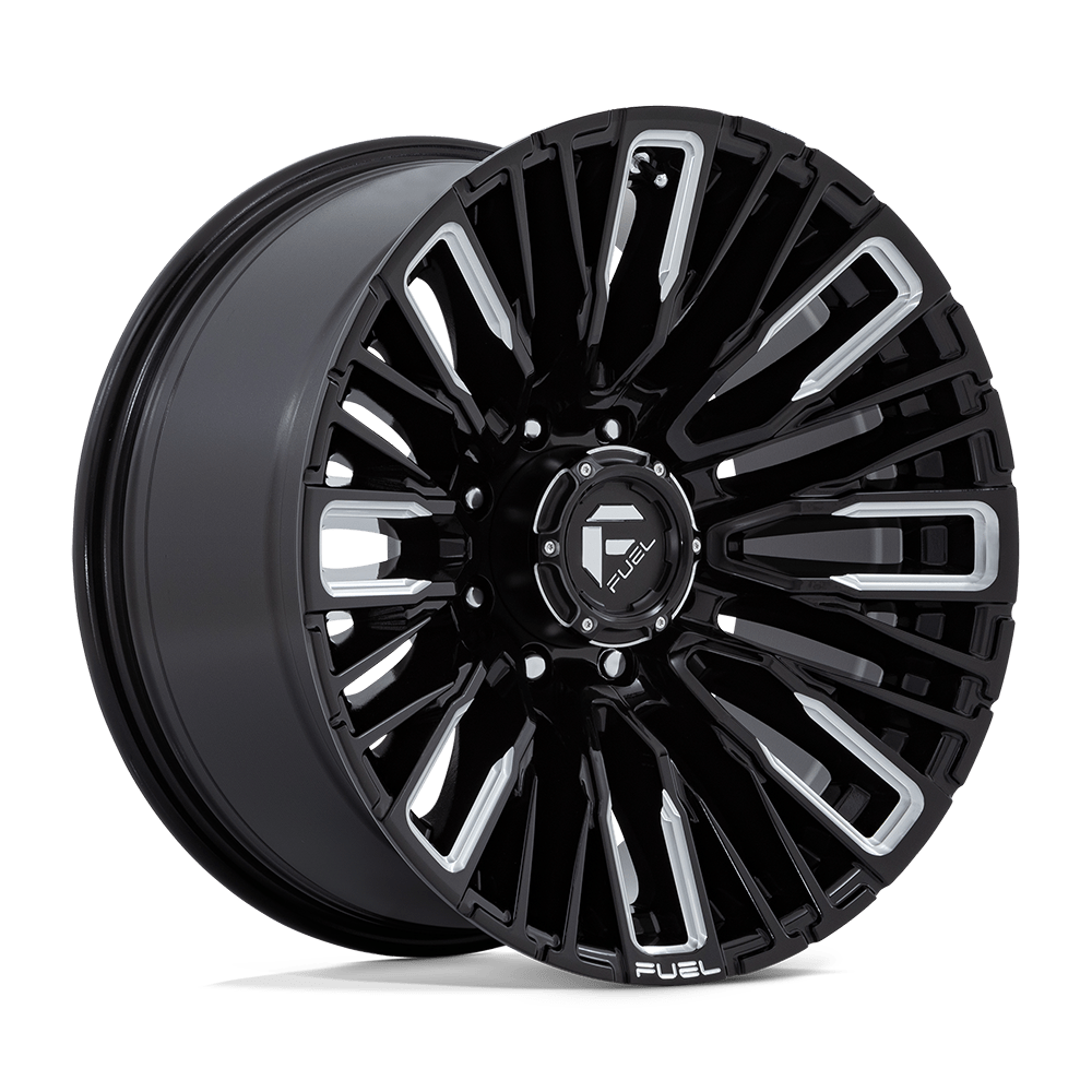Fuel Off-Road Rebar Gloss Black Milled wheel