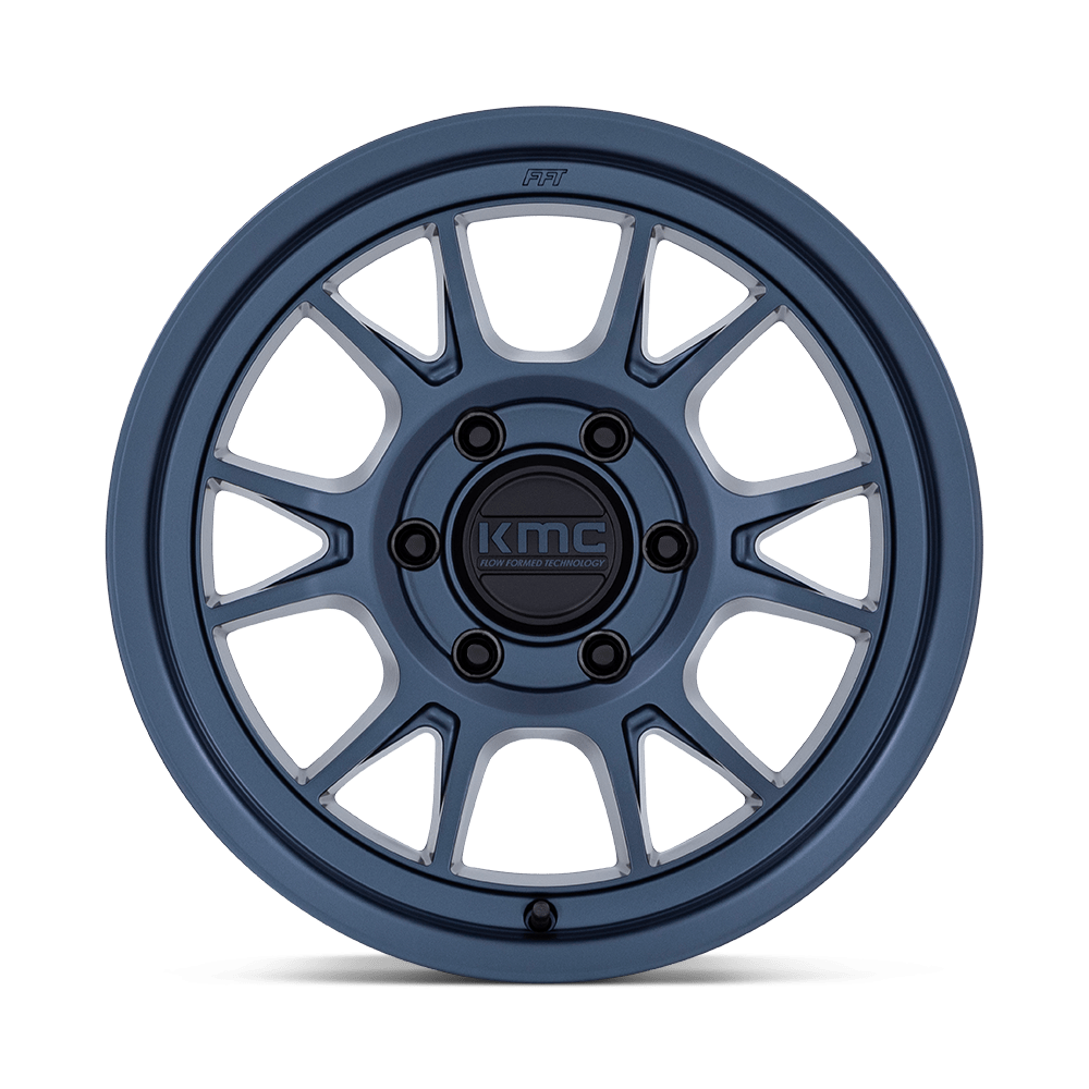 KMC KM729 Range Metallic Blue wheel - view 3