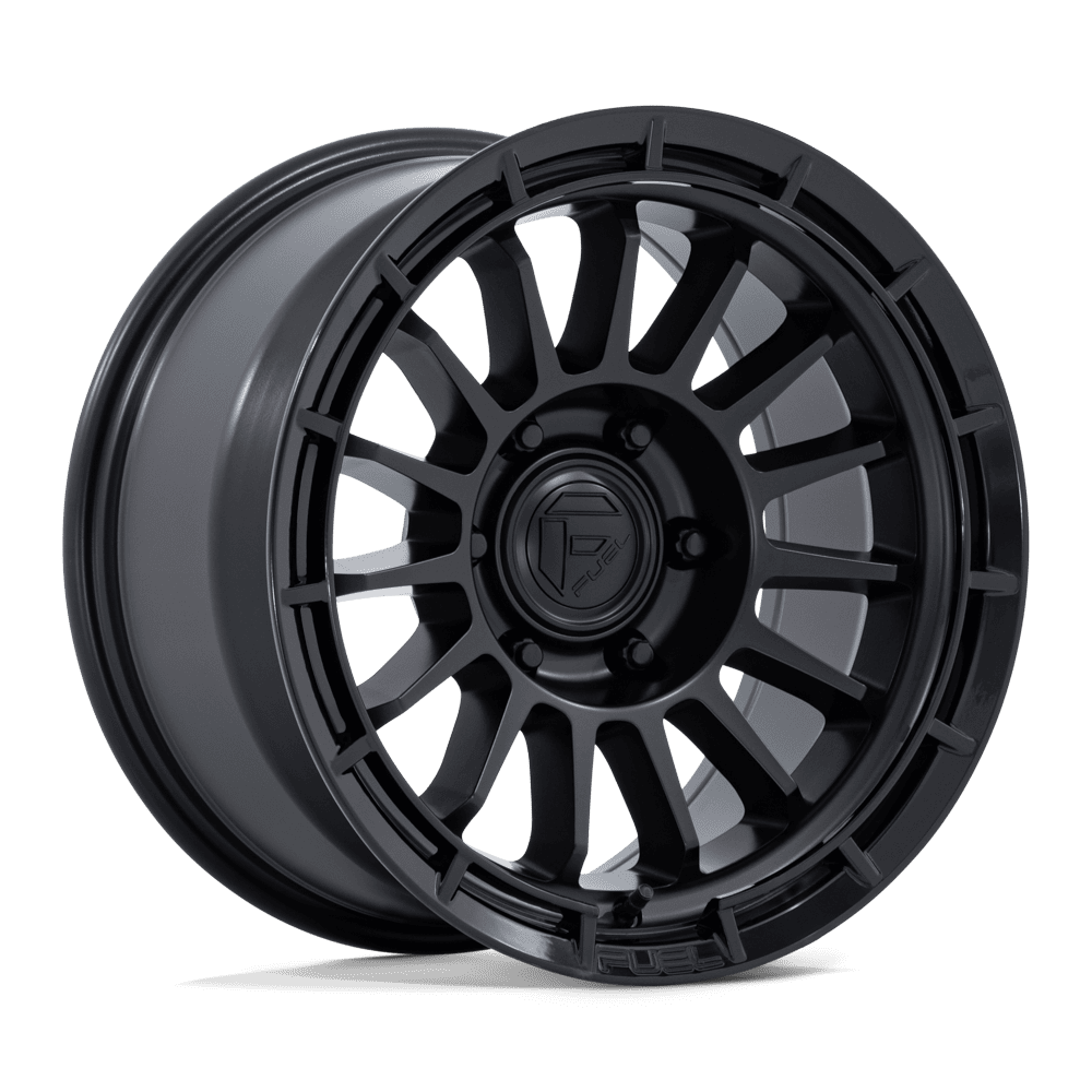 Fuel Off-Road Ascend Matte Black w/ Gloss Black Lip wheel