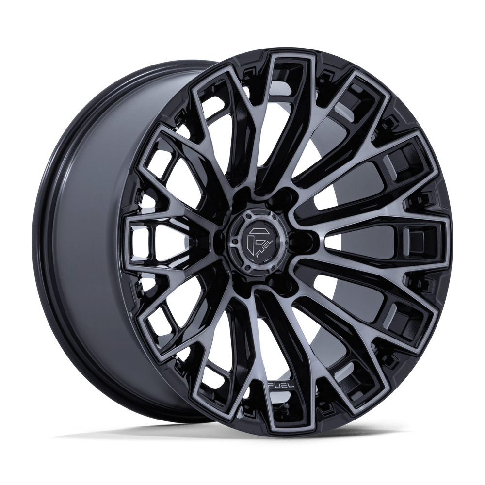 Fuel Off-Road Trax Gloss Black Machined Face w/ Dark Tinted Clear wheel
