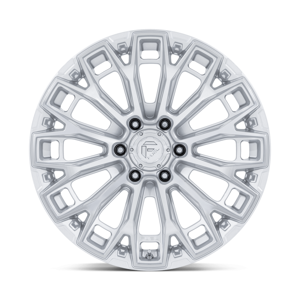Fuel Off-Road Trax Gloss Silver w/ Machined Face wheel - view 3