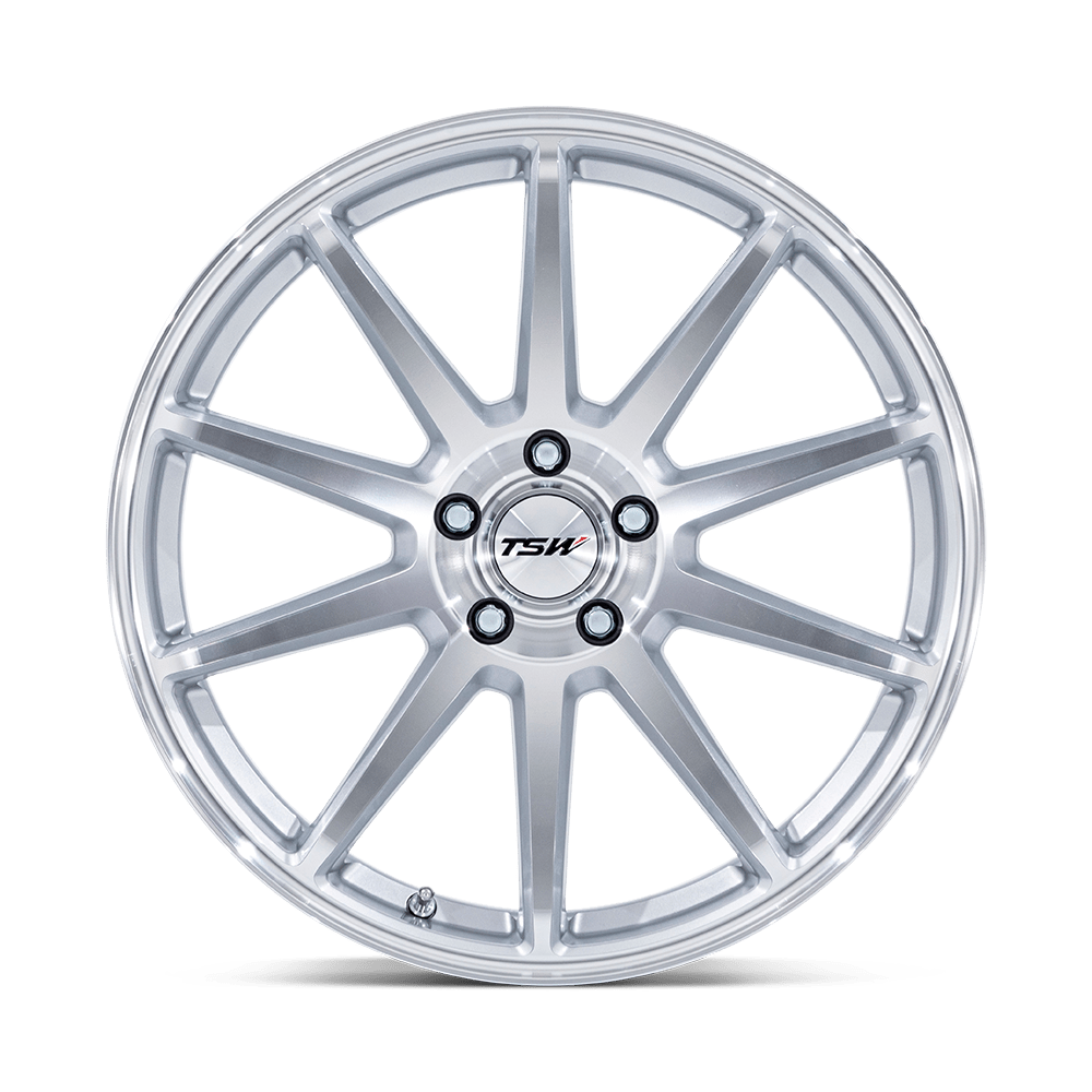 TSW Canard Gloss Silver w/ Machined Face wheel - view 3